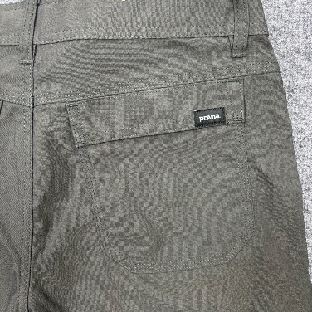 Prana Zion Shorts Mens 30 Charcoal Grey Stretch Hiking Cargo Belted 8 Inseam - Picture 8 of 8